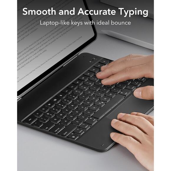 NEW ESR iPad Pro 12.9 Case with Keyboard,Magnetic Stand, (2022/2021/2020/2018) - Picture 4 of 9